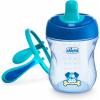 imageChicco SemiSoft Trainer with BiteResistant Spout and SpillFree Lid 7oz Removable NonSlip Handles  TopRack Dishwasher Safe  Easy to Hold Ergonomic Indents  Blue 6 monthsBlue