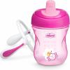 imageChicco SemiSoft Trainer with BiteResistant Spout and SpillFree Lid 7oz Removable NonSlip Handles  TopRack Dishwasher Safe  Easy to Hold Ergonomic Indents  Blue 6 monthsPink