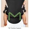 imageChicco SnugSupport 4in1 Infant Carrier Front and Back Carry Positions Infant Backpack Baby Carrier Newborn to Toddler for Infants 7533 lbs  BlackBlack