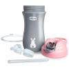 imageChicco Soft Spout Tumbler with Silicone Straw and SpillProof Lid 12oz  BuiltIn Carry Handle  TopRack Dishwasher Safe  Easy to Hold Travel Cup  GreenSilver 18 monthsPink