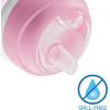 imageChicco Transition Sippy Cup with Silicone Spout and SpillFree Lid 7oz Calibration Markings  Removable Handles  TopRack Dishwasher Safe  Easy to Hold with Ergonomic Indents  Pink 4 monthsPink