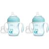 imageChicco Transition Sippy Cup with Silicone Spout and SpillFree Lid 7oz Calibration Markings  Removable Handles  TopRack Dishwasher Safe  Easy to Hold with Ergonomic Indents  Pink 4 monthsBlue