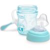 imageChicco Transition Sippy Cup with Silicone Spout and SpillFree Lid 7oz Calibration Markings  Removable Handles  TopRack Dishwasher Safe  Easy to Hold with Ergonomic Indents  Pink 4 monthsBlue