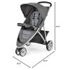 imageChicco Viaro QuickFold Stroller  Graphite  GreyGraphite