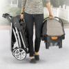 imageChicco Viaro QuickFold Travel System Includes Infant Car Seat and Base Stroller and Car Seat Combo Baby Travel Gear  BlackBlackBlack