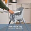 imageChicco Zest 4in1 Folding High Chair Feeding Chair Toddler Chair and Youth Stool MultiUse Easy Clean High Chair  CapriBlueCapri