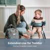 imageChicco Zest 4in1 Folding High Chair Feeding Chair Toddler Chair and Youth Stool MultiUse Easy Clean High Chair  CapriBlueCapri