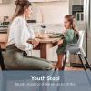 imageChicco Zest 4in1 Folding High Chair Feeding Chair Toddler Chair and Youth Stool MultiUse Easy Clean High Chair  CapriBlueCapri
