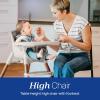 imageChicco Zest 4in1 Folding High Chair Feeding Chair Toddler Chair and Youth Stool MultiUse Easy Clean High Chair  CapriBlueChai