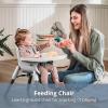 imageChicco Zest 4in1 Folding High Chair Feeding Chair Toddler Chair and Youth Stool MultiUse Easy Clean High Chair  CapriBlueSeasalt