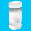 imageMicrowave Steam Sterilizer  Removes 999 of Dirt Quickly and Naturally with The Power of steam WhiteGrey3in1 Modular Sterilizer  New Model