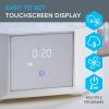 imageMicrowave Steam Sterilizer  Removes 999 of Dirt Quickly and Naturally with The Power of steam WhiteGreyAdvanced Sterilizer and Dryer