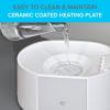 imageMicrowave Steam Sterilizer  Removes 999 of Dirt Quickly and Naturally with The Power of steam WhiteGreyAdvanced Sterilizer and Dryer