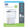 imageMicrowave Steam Sterilizer  Removes 999 of Dirt Quickly and Naturally with The Power of steam WhiteGreyAdvanced Sterilizer and Dryer