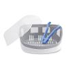 imageMicrowave Steam Sterilizer  Removes 999 of Dirt Quickly and Naturally with The Power of steam WhiteGreyMicrowave Sterilizer