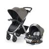 imageChicco Bravo 3in1 Trio Travel System Bravo QuickFold Stroller with KeyFit 30 Infant Car Seat and Base Car Seat and Stroller Combo  CallaGreyCalla