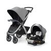 imageChicco Bravo 3in1 Trio Travel System Bravo QuickFold Stroller with KeyFit 30 Infant Car Seat and Base Car Seat and Stroller Combo  CallaGreyCamden