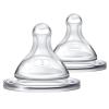 imageChicco Duo 100 Silicone IntuiLatch Baby Bottle Nipple with AntiColic Valve  SkinLike Texture and BreastLike Flow  Stage 3 Fast Flow  2pk  6 Months1 Count Pack of 1
