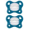imageChicco PhysioForma 100 Soft Silicone Mini One Piece Pacifier for Babies 02 Months  BPA ampamp Latex Free  Reusable Sterilizing Case  Pink 2pkSapphire Two Pack