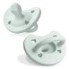imageChicco PhysioForma Luxe Silicone One Piece Pacifier for Babies Aged 06m  Fashion Textured Shield  BPA ampamp Latex Free Reusable Sterilizing Case  Mint 2pkMint Two Pack