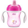 imageChicco SemiSoft Trainer with BiteResistant Spout and SpillFree Lid 7oz Removable NonSlip Handles  TopRack Dishwasher Safe  Easy to Hold Ergonomic Indents  Blue 6 monthsPink