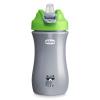 imageChicco Soft Spout Tumbler with Silicone Straw and SpillProof Lid 12oz  BuiltIn Carry Handle  TopRack Dishwasher Safe  Easy to Hold Travel Cup  GreenSilver 18 monthsGreen