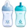 imageChicco Sport Spout Trainer with SemiFirm BiteResistant Spout and SpillFree Lid 9oz  TopRack Dishwasher Safe  Easy to Hold with Ergonomic Indents  Pale BlueTeal 2pk  9 monthsPale BlueTeal