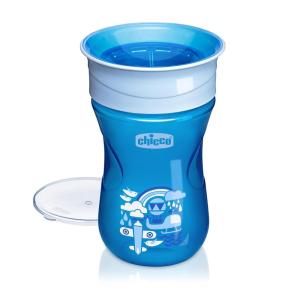 imageChicco 360 Spoutless RimTrainer with Removable Transparent Membrane  SpillResistant  TopRack Dishwasher Safe  OpenCup Training  Easy to Hold with Ergonomic Indents  Blue  9 MonthsBlue