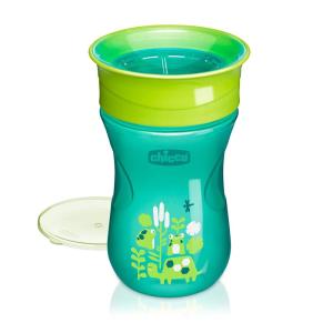 imageChicco 360 Spoutless RimTrainer with Removable Transparent Membrane  SpillResistant  TopRack Dishwasher Safe  OpenCup Training  Easy to Hold with Ergonomic Indents  Blue  9 MonthsGreen