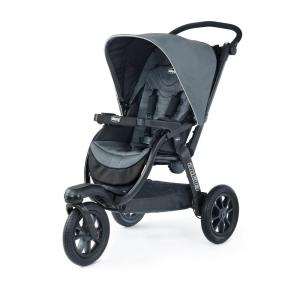 imageChicco Activ3 Jogging Stroller AllTerrain Stroller Compatible with Chicco Infant Car Seats not Included Baby Travel Gear  EclipseGreyEclipse