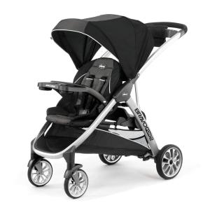 imageChicco BravoFor2 StandingSitting Double Stroller  Iron  BlackGreyIron
