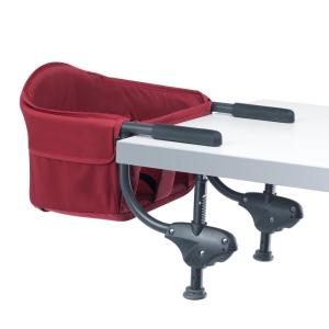 imageChicco Caddy HookOn Chair Portable High Chair for Babies and Toddlers for Children up to 37 lbs Lightweight Compact Fold  BlackBlackRed