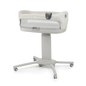 imageChicco Close to You 3in1 Bedside Bassinet Portable Newborn Bassinet with Wheels AdjustableHeight Changing Table  Heather GreyGreyDove