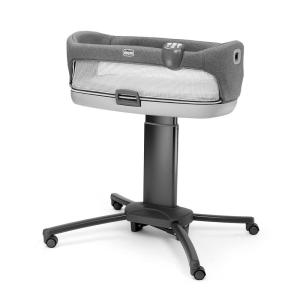 imageChicco Close to You 3in1 Bedside Bassinet Portable Newborn Bassinet with Wheels AdjustableHeight Changing Table  Heather GreyGreyHeather Grey