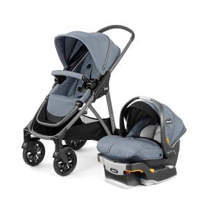 imageChicco Corso LE Modular Travel System Corso LE Stroller with KeyFit 35 Infant Car Seat and Base Stroller and Car Seat Combo Infant Travel System  HamptonBlueSilverspring
