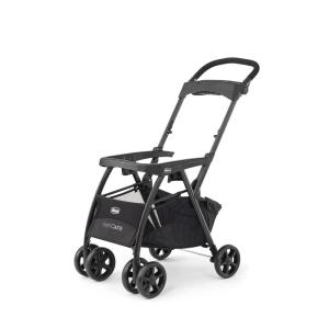 imageChicco KeyFit Caddy Frame Stroller Accepts All Chicco Infant Car Seats Adjustable Handle Parent Tray  BlackBlack