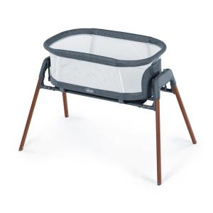 imageChicco LullaGlide 3in1 Stationary Baby Bassinet Gliding and Portable Bassinet Waterproof Mattress and Fitted Sheet Includes Carry Bag  LunaGrey
