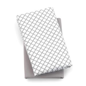 imageChicco Lullaby Playard Sheets  Pink Dot 2Pack  PinkWhiteGrey Diamond