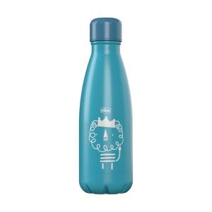 imageChicco Stainless Steel Double Wall Vacuum Insulated Water Bottle 17oz  Food Grade Stainless Steel  Wide Mouth Opening  LeakProof and SweatFreeTeal