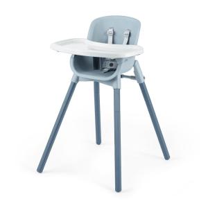 imageChicco Zest 4in1 Folding High Chair Feeding Chair Toddler Chair and Youth Stool MultiUse Easy Clean High Chair  CapriBlueCapri