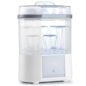 imageMicrowave Steam Sterilizer  Removes 999 of Dirt Quickly and Naturally with The Power of steam WhiteGreyAdvanced Sterilizer and Dryer