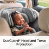 imageChicco Chicco OneFit LX ClearTex AllinOne Car Seat with LeverLock Installation Slim Design Convertible Car Seat Seat for Infants and Children 5100 lbs  EbonyBlackObsidian