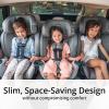 imageChicco Chicco OneFit LX ClearTex AllinOne Car Seat with LeverLock Installation Slim Design Convertible Car Seat Seat for Infants and Children 5100 lbs  EbonyBlackObsidian