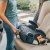 imageChicco GoFit Plus Backless Booster Car Seat with Latch Attachment and QuickRelease Latch Removal Travel Booster Seat for Car Portable Car Booster Seat for Children 40110 lbs  IronBlackSunset