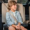 imageChicco GoFit Plus Backless Booster Car Seat with Latch Attachment and QuickRelease Latch Removal Travel Booster Seat for Car Portable Car Booster Seat for Children 40110 lbs  IronBlackTropic
