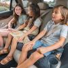 imageChicco GoFit Plus Backless Booster Car Seat with Latch Attachment and QuickRelease Latch Removal Travel Booster Seat for Car Portable Car Booster Seat for Children 40110 lbs  IronBlackSunset