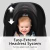 imageChicco KeyFit 35 ClearTex Infant Car Seat and Base RearFacing Seat for Infants 435 lbs Includes Infant Head and Body Support Compatible with Chicco Strollers Baby Travel Gear  CoveGreyOnyx