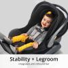 imageChicco KeyFit 35 ClearTex Infant Car Seat and Base RearFacing Seat for Infants 435 lbs Includes Infant Head and Body Support Compatible with Chicco Strollers Baby Travel Gear  CoveGreyOnyx