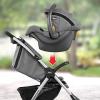 imageChicco KeyFit Infant Car Seat and Base RearFacing Seat for Infants 422 lbs Includes Infant Head and Body Support Compatible with Chicco Strollers Baby Travel Gear  EncoreBlackGreyEncore