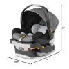 imageChicco KeyFit Infant Car Seat and Base RearFacing Seat for Infants 422 lbs Includes Infant Head and Body Support Compatible with Chicco Strollers Baby Travel Gear  EncoreBlackGreyOrion